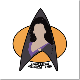 Counselor Troi - Purple Posters and Art